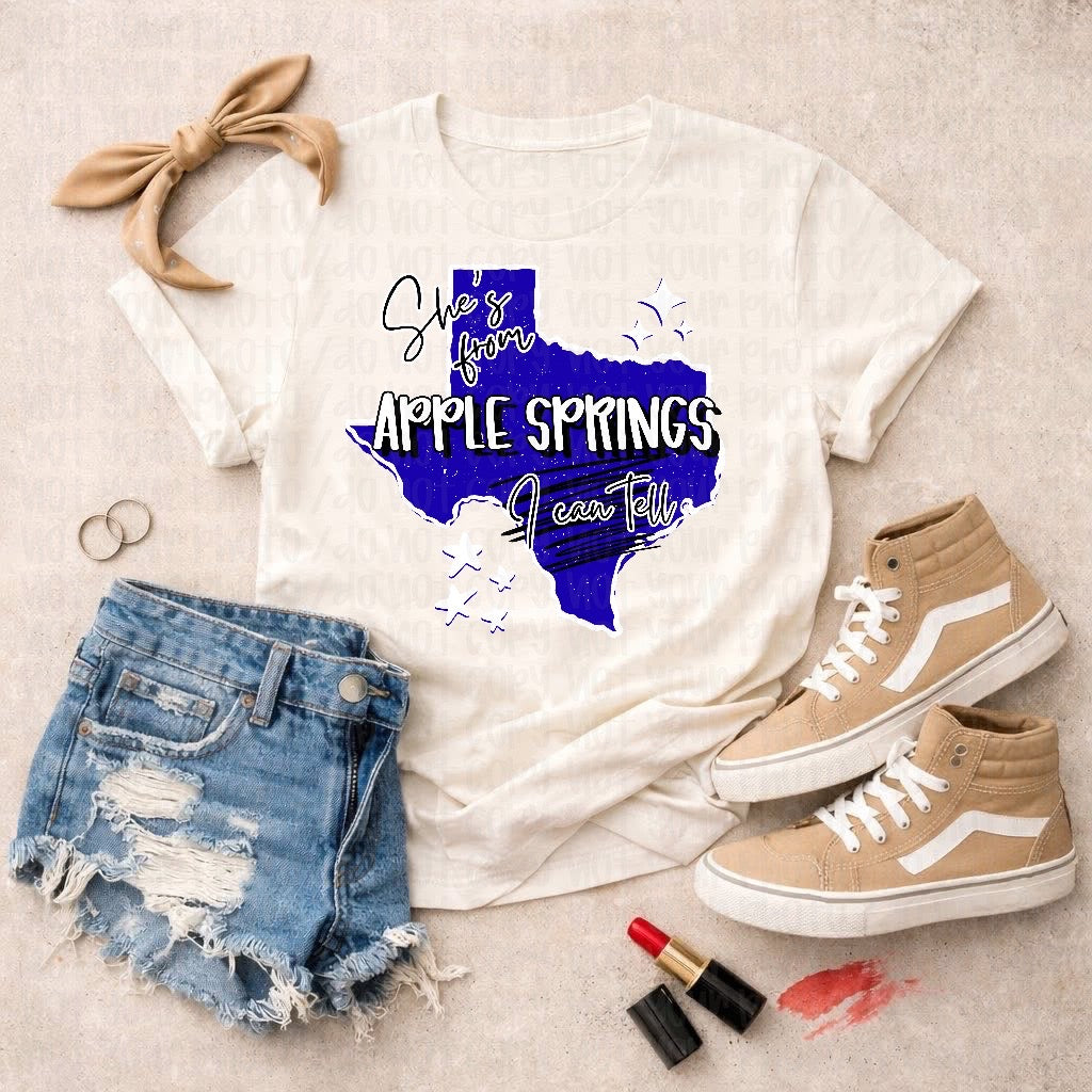 She's From Apple Springs I Can Tell Child Tee