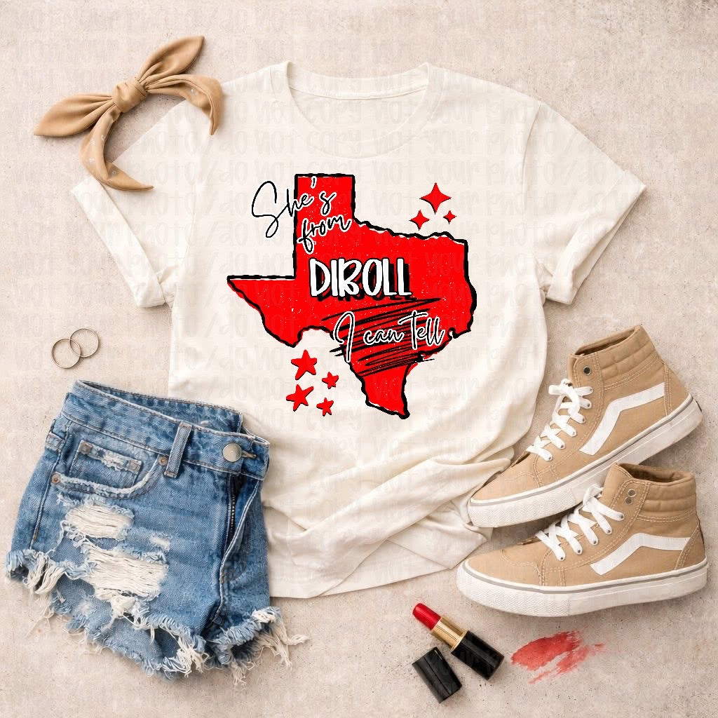 She's From Diboll I Can Tell Child Tee
