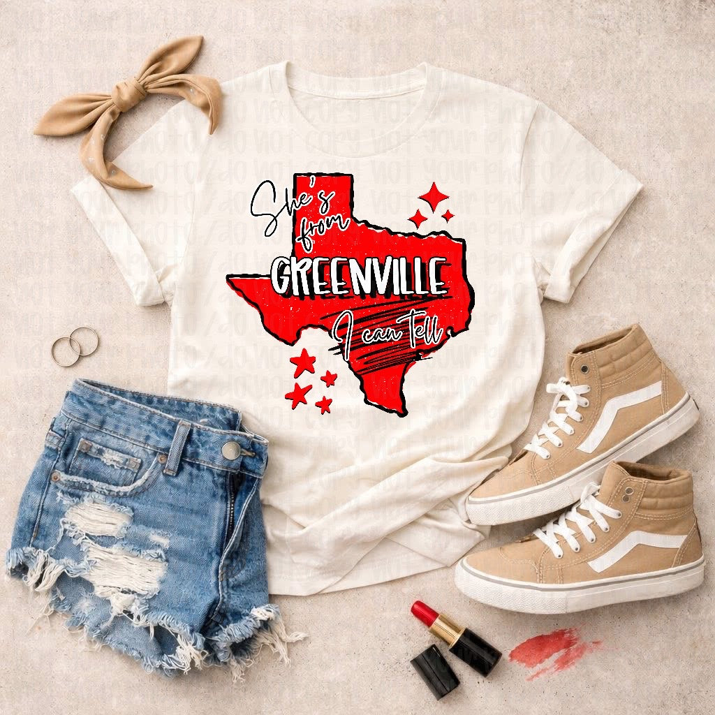 She's From Greenville I Can Tell Child Tee