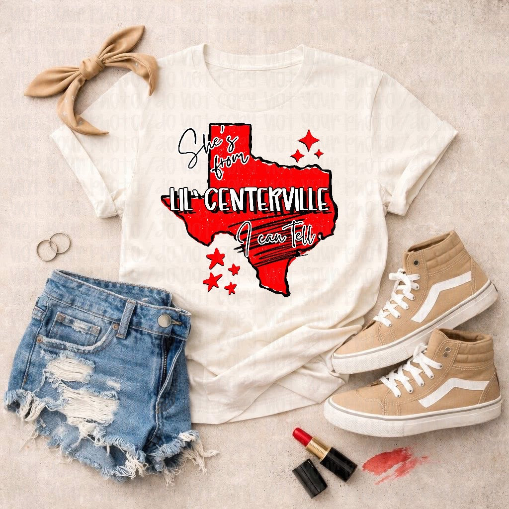 She's From Lil Centerville I Can Tell Child Tee