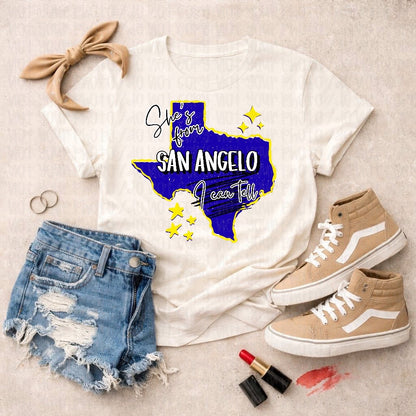 She's From San Angelo I Can Tell Child Tee